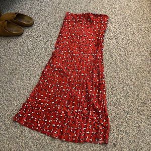 Urban Outfitters Silk Skirt